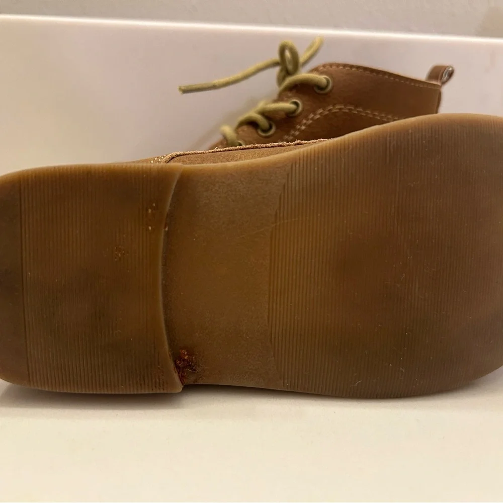 L’Amour toddler boys Brown leather shoes size 9 - Picture 5 of 7